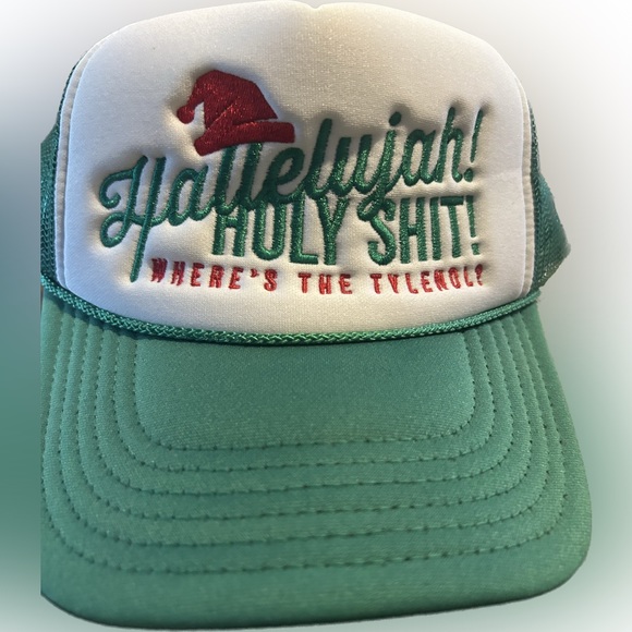 Accessories - Super cute “Hallelujah holy $hi# where’s the Tyl€n0l!” snap back ball cap